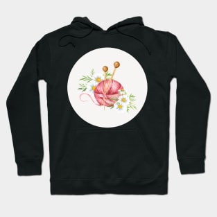 flowers and yarn Hoodie